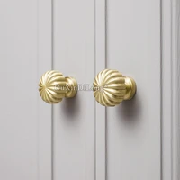 hot 10pcs european british solid brass cabinet door handles cupboard wardrobe drawer kitchen wine cabinet pulls handles knobs