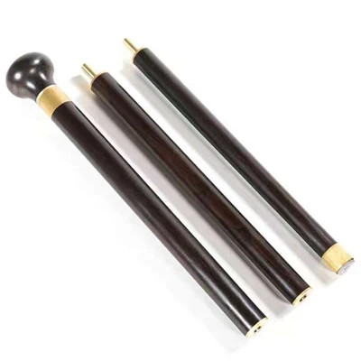 Прочная деревянная трость противоскользящие костыли для пожилых людей три