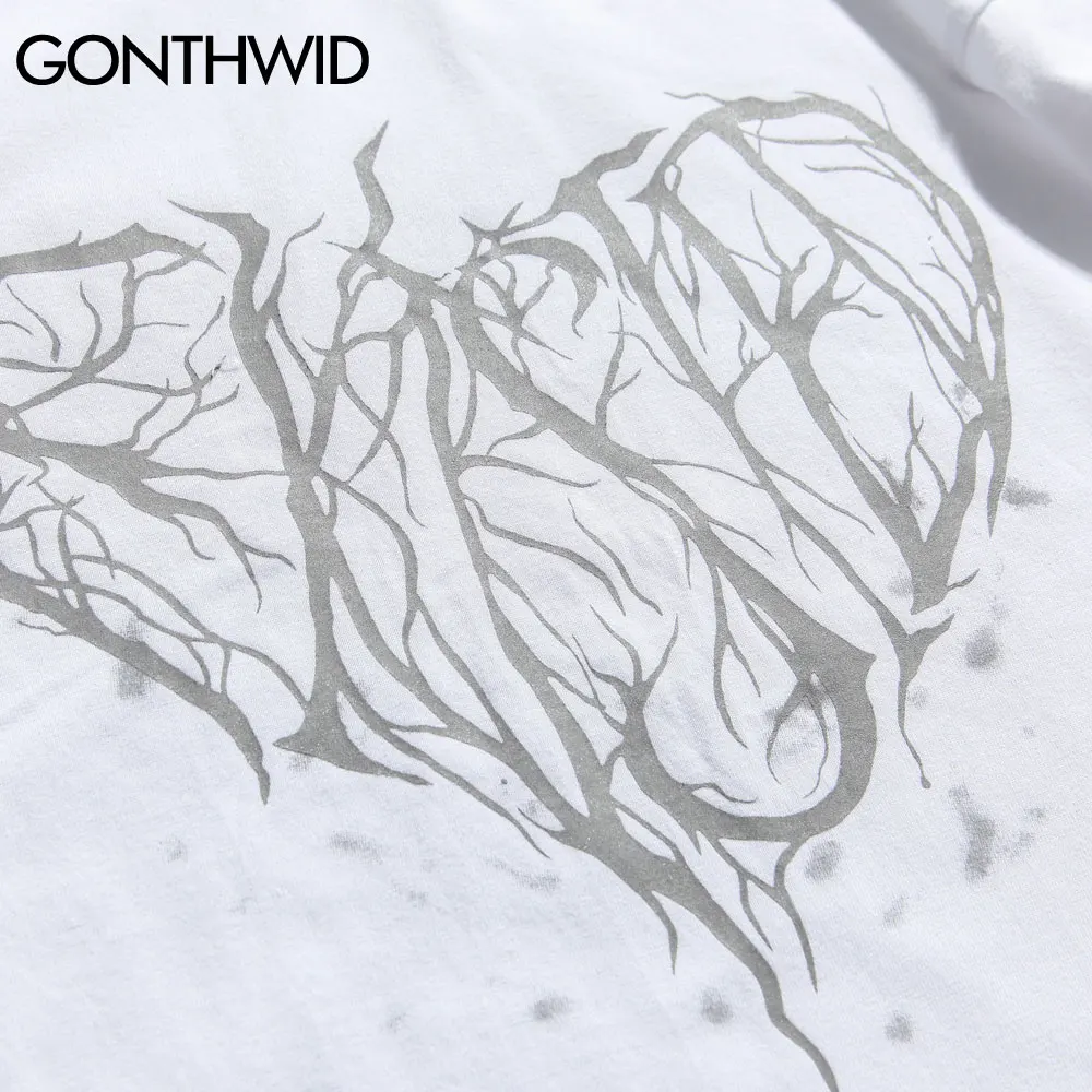 Футболка FPACE в стиле Харадзюку повседневная хлопковая рубашка с коротким рукавом