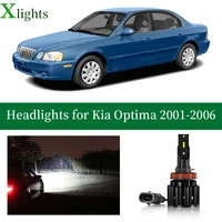 xlights car bulbs for kia optima 2001 2002 2003 2004 2005 2006 led headlight bulb low high beam lamp headlamp light accessories
