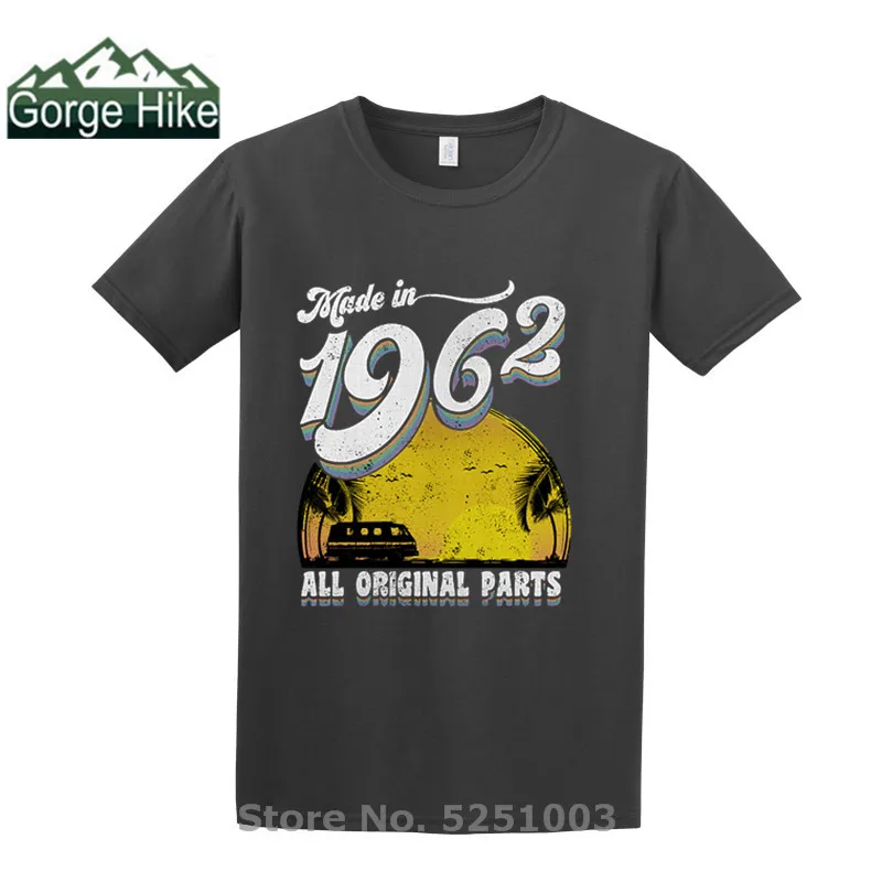 Мужская винтажная футболка из чистого хлопка с принтом|Мужские футболки| |