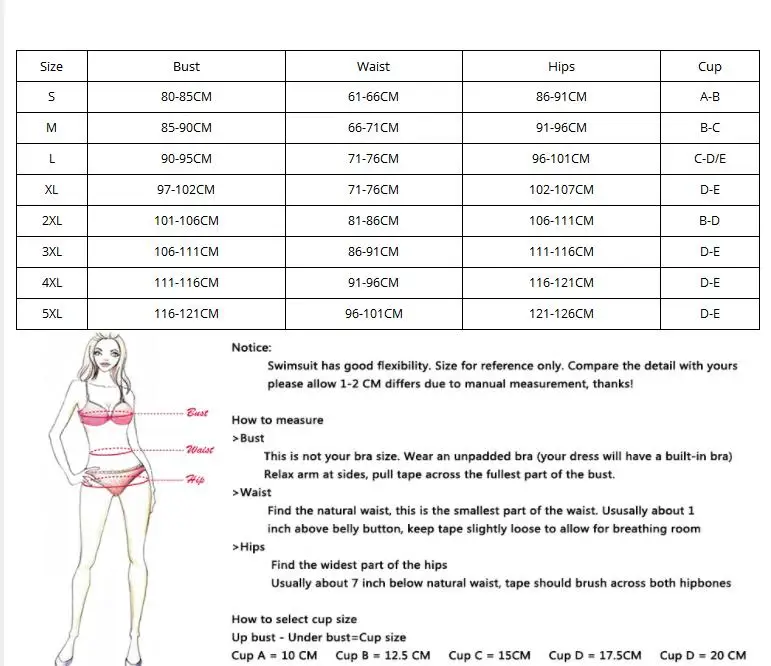 Женский купальник с пуш-апом однотонный из двух предметов подкладкой летняя
