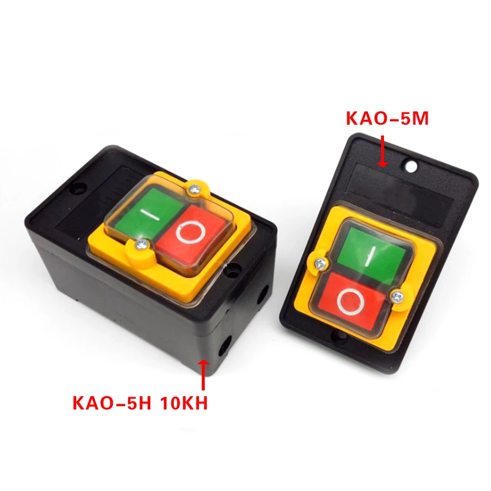 

KAO-5M KAO-10KH Industrial Push Button Cutting ON OFF Electric Machine Drill Motor Waterproof Accessories Switch