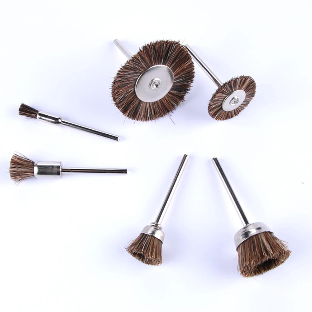 Щетка из конского волоса скруббер полировка чистящие колеса полный комплект