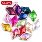 Стеклянные стразы для свадебного платья, 11x19 мм, 28 шт.