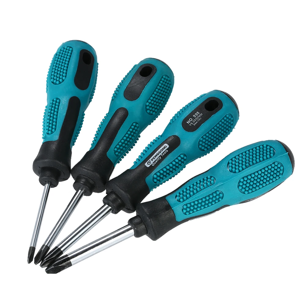 4 шт. отвертка Изолированная ручка из полипропилена набор ручных отверток