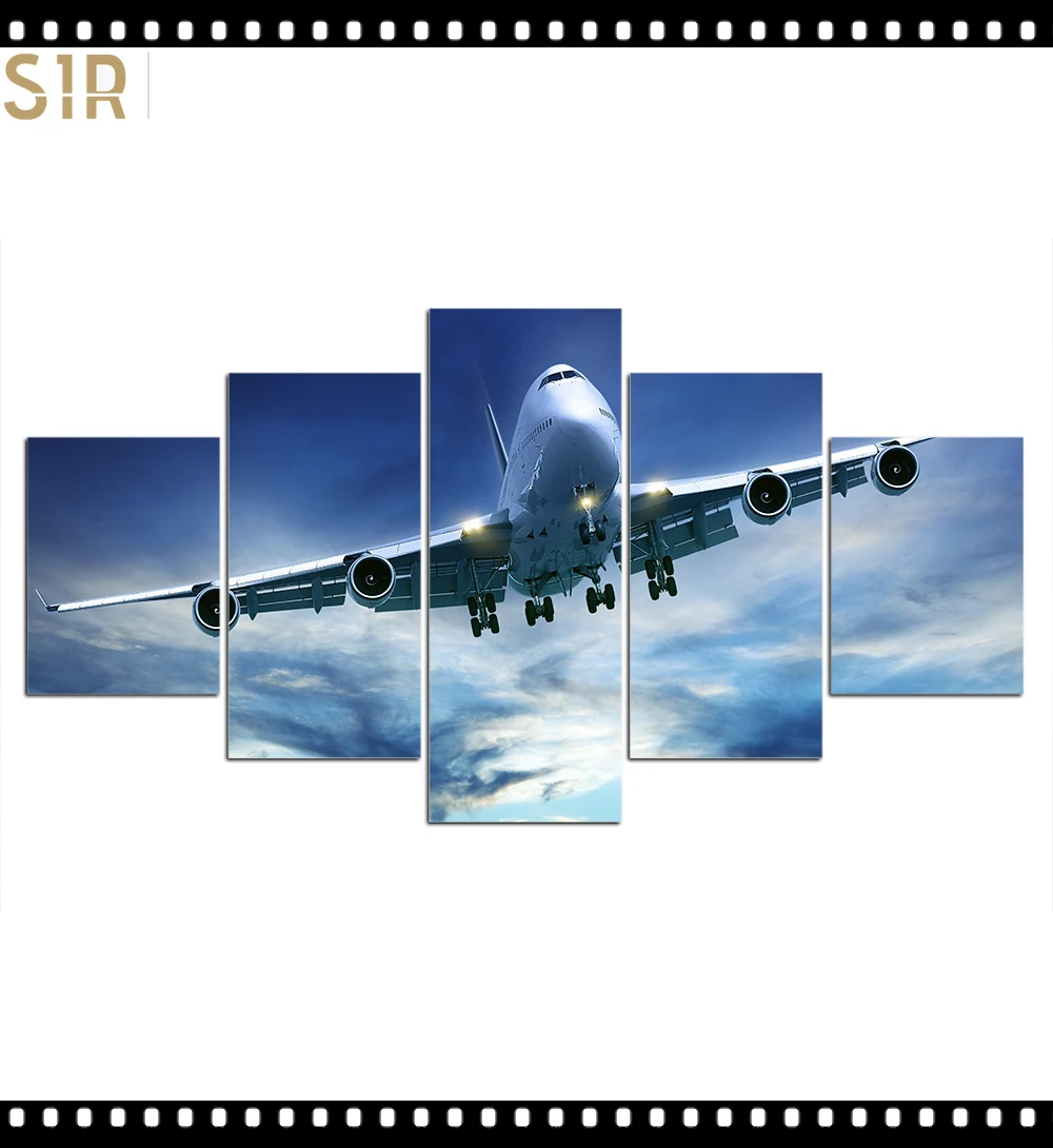 

Aircraft Decorations for The Five - Part Poster Living Room Decoration Room Decor Anime Decor Wall Paintings Home Decor Wall Art