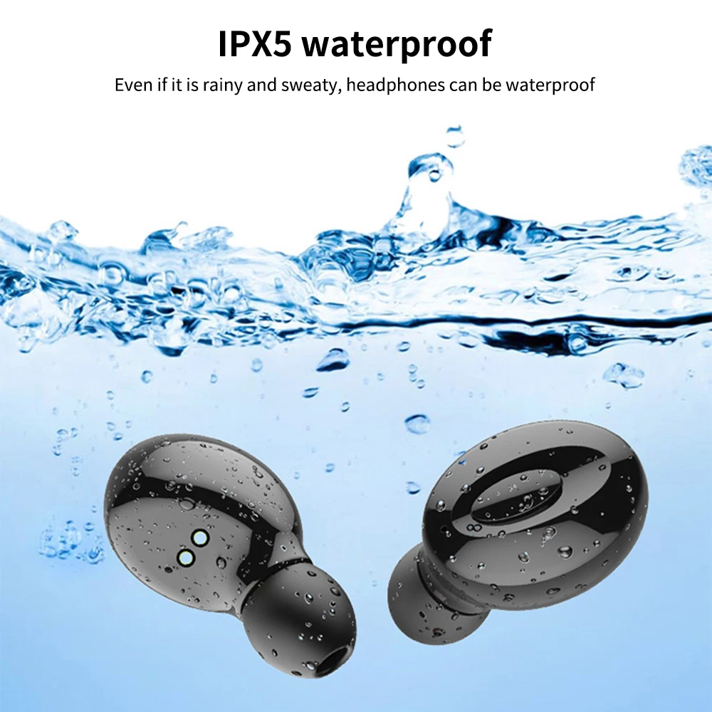 XG12 XG13 XG15 bluetooth-наушники 5,0 TWS наушники-вкладыши IPX5 Водонепроницаемая мини-гарнитура 5D стерео звук СПОРТИВНЫЙ ИГРОВОЙ наушник