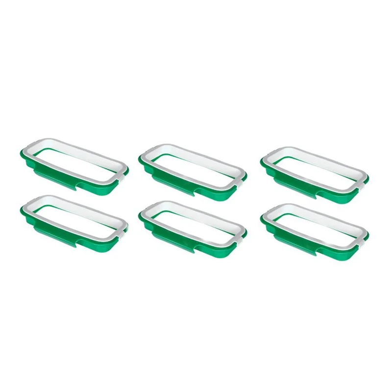 

6Pcs Kitchen Hanging Trash Bag Holder Rack Garbage Bag Plastic Bracket Closet Door Cupboard Hanging Storage Holder