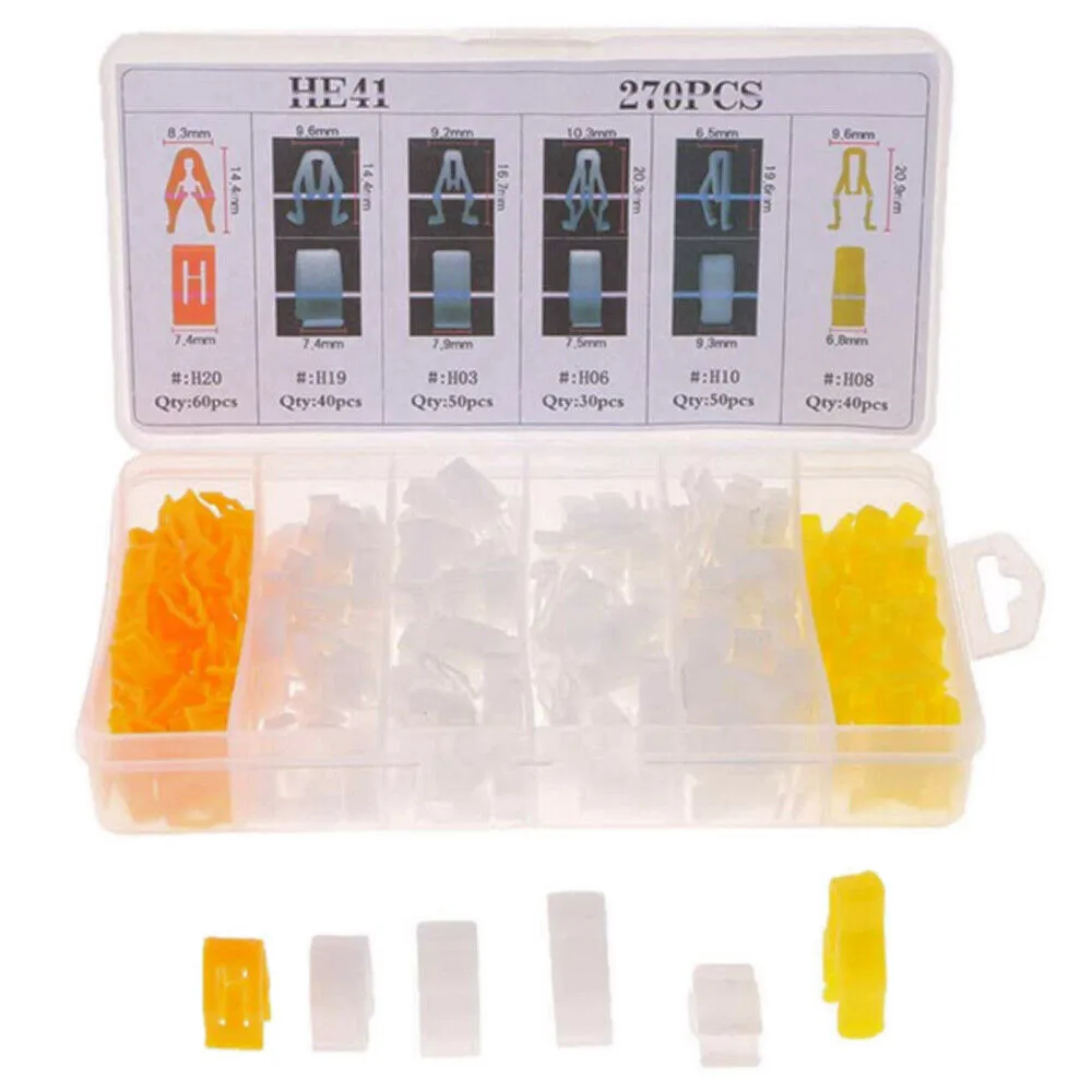

270pcs Set Fastener Car Clips Dashboard Instrument Retainer New High Quality