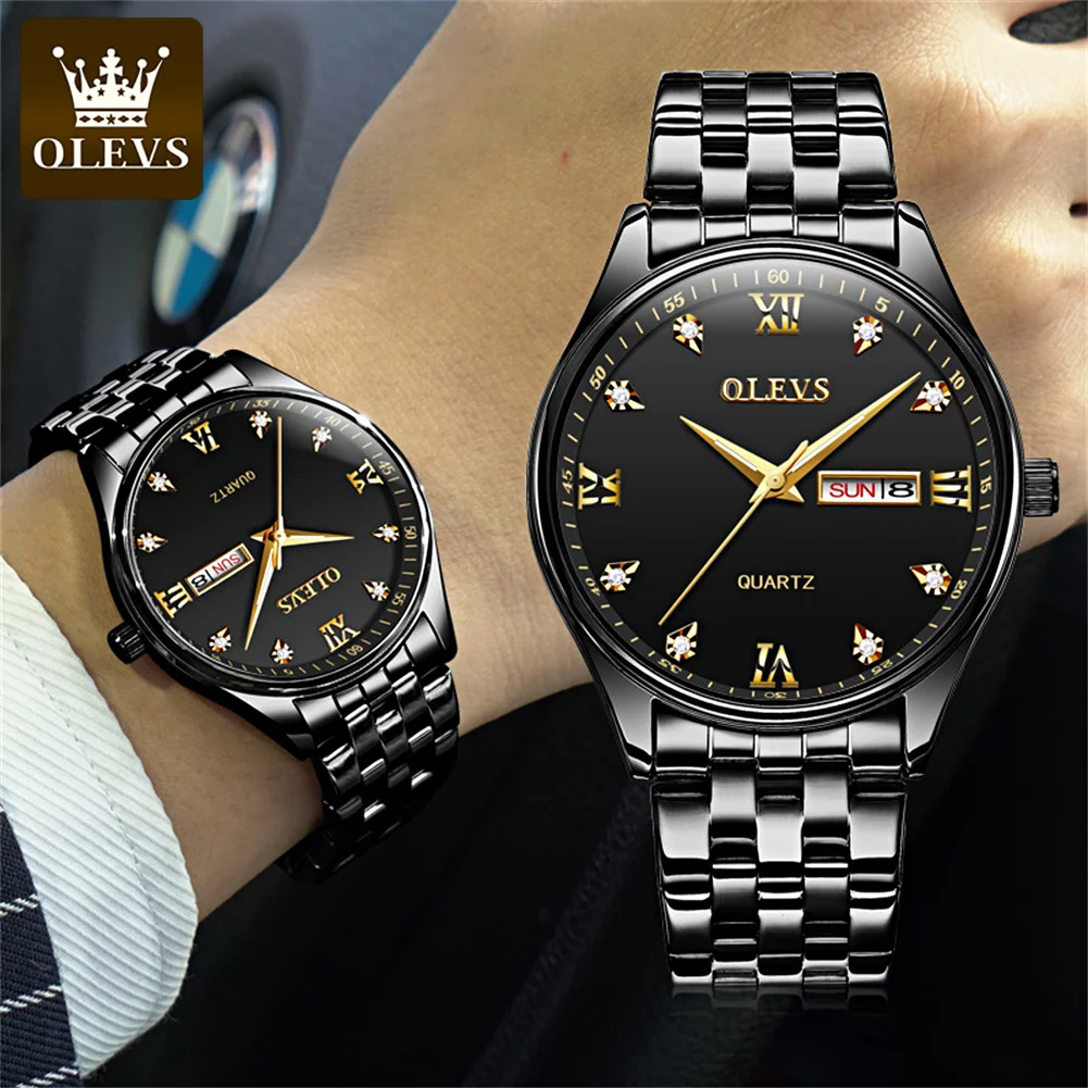 

Retro Design Watch Men Alloy OLEVS Simple Quartz Analog Watches Men's Casual Delicate Cool Wrist Watches Horloges Mannen 2021