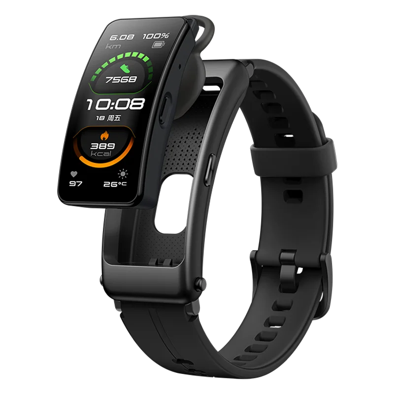 Смарт-браслет Huawei Talkband B6 Bluetooth наушники браслет телефон вызов 3D изогнутый экран