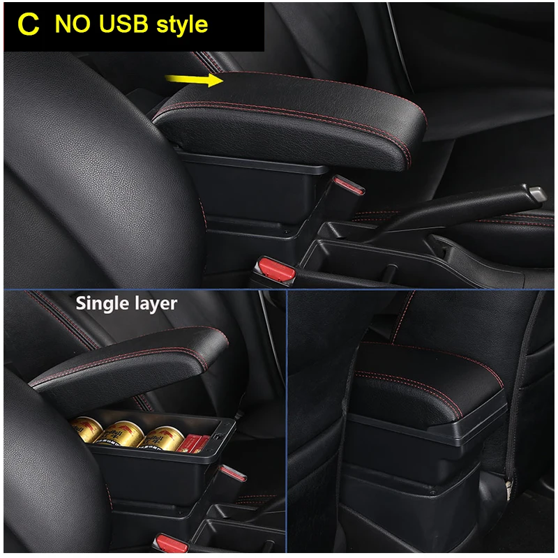 Подлокотник для Suzuki Swift 2005-2019 контейнер хранения автомобильные аксессуары