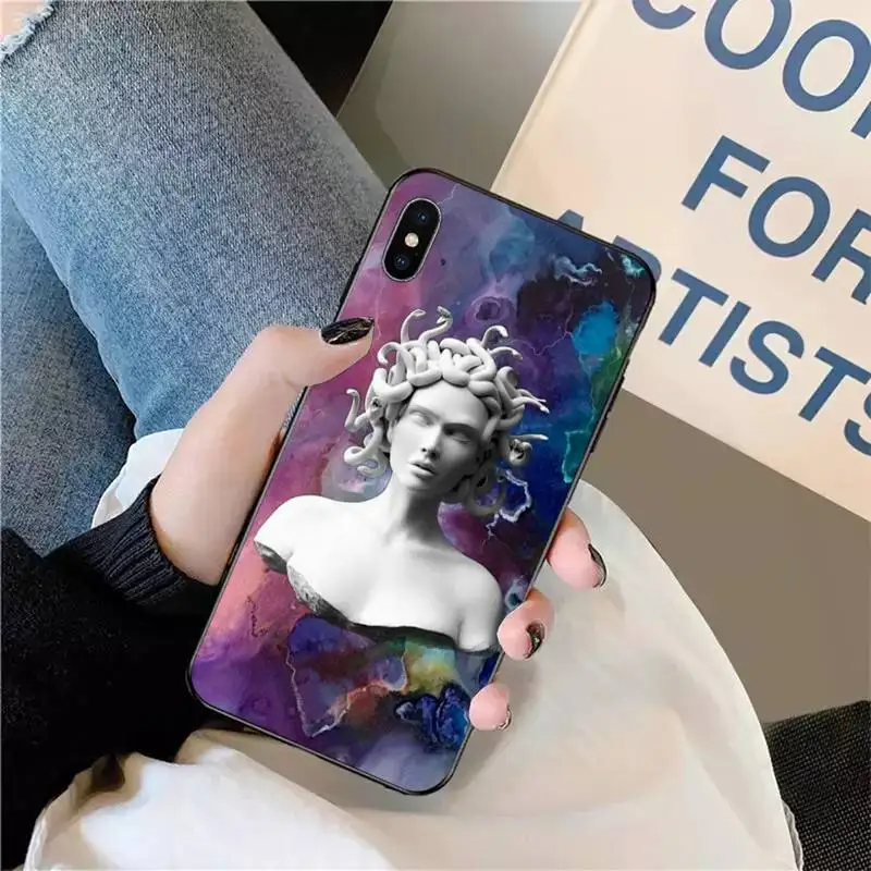 

David Medusa Phone Case for iPhone 11 12 pro XS MAX 8 7 6 6S Plus X 5S SE 2020 XR mini