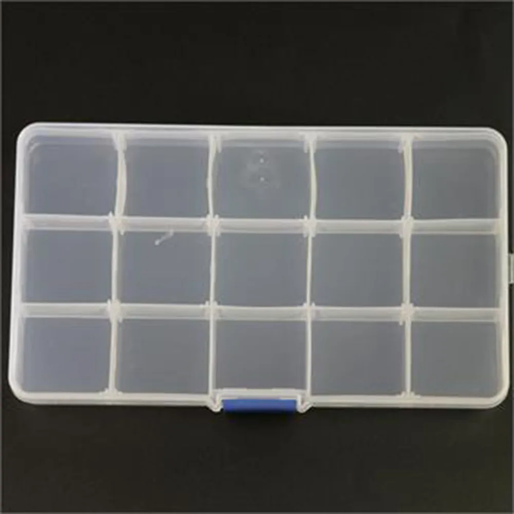 15 слотов ящик для хранения ювелирных инструментов рукоделия Органайзер кейс