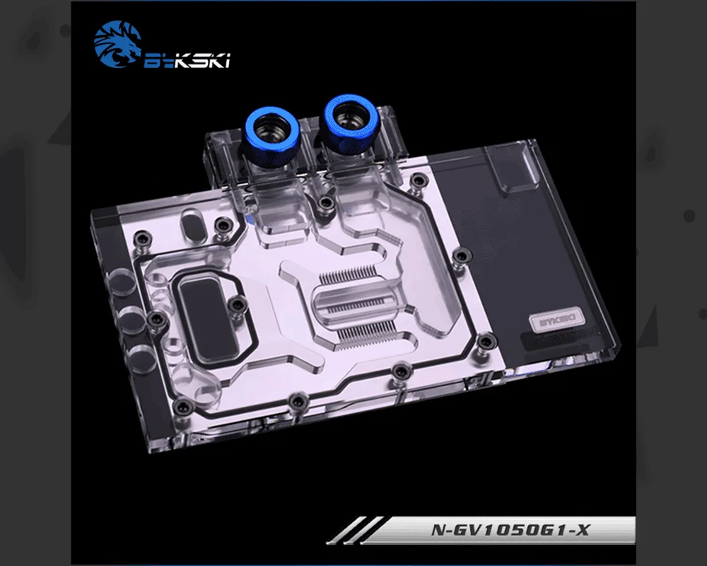 Bykski N-GV1050G1-X, полное покрытие видеокарты водяного охлаждения блок RGB/RBW для Gigabyte GTX1050Ti G1 Gaming, GTX1050 G1 Gaming