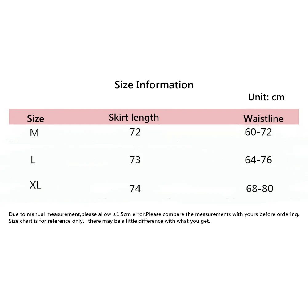 

Women Lady Casual Solid Color Loose High Waist Pleated Irregular Hem Long Skirt