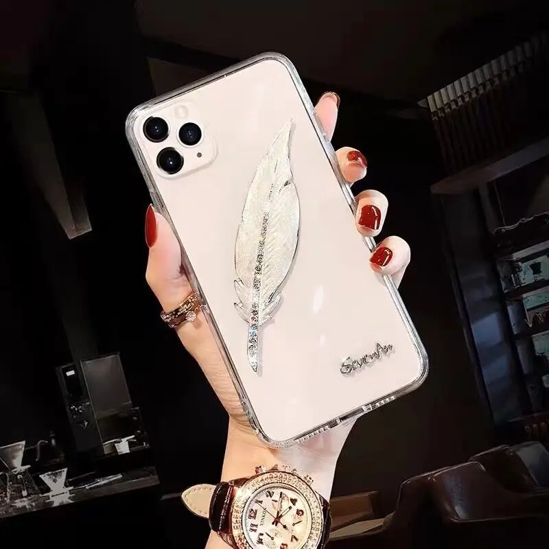 Женский Прозрачный чехол для iPhone 14 12 11 13 Pro Max X XR XS 7 8 Plus | Мобильные телефоны и