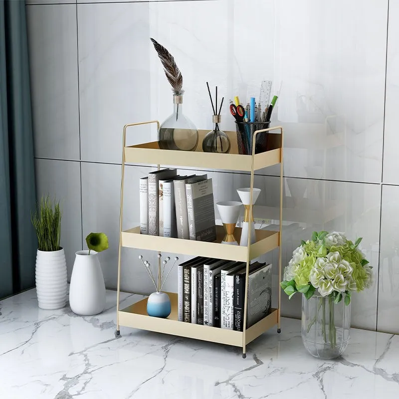 

Large Capacity Double Layers Sundries Storage Rack Cosmetic Organizer Box Perfume Display Shelf Kitchen Bathroom Jewelry Stand