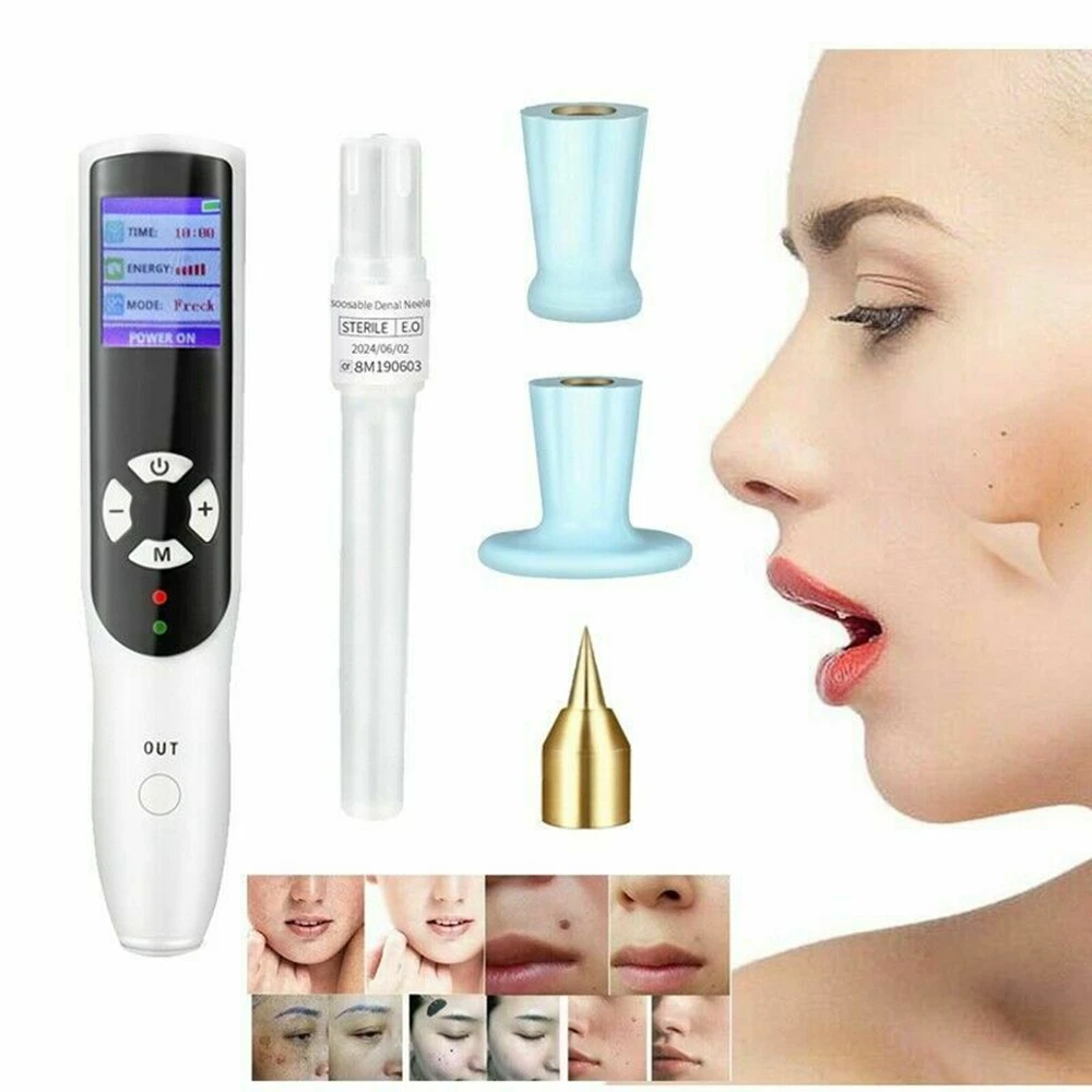 2in1 Ozone PAA Plasma Pen Wart Freckle Removal Fibroblast Pen Skin Mole Dark Spot Remover Face Lifting Dot Wrinkle Eyelid Lift