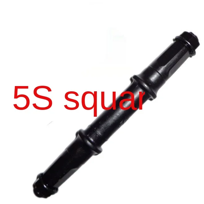 

Mountain Bike Axle, Ordinary Car Axle, Square Mouth Axle, Bicycle Bead Bowl Bead Rack, 145mm 5S Axle Rod Accessories