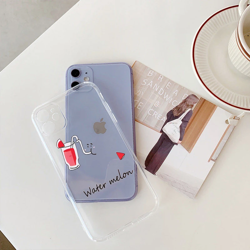 Милый чехол для телефона iphone SE 2020 11 Pro XR X XS Max 7 8 6 s Plus 7plus 5 5s Apple летние чехлы |