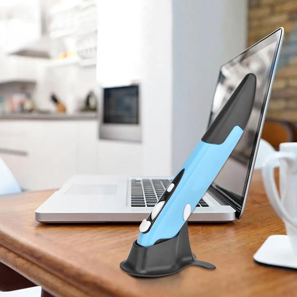 2 4G Беспроводная USB оптическая ручка-Ручка мышь регулируемая 1600DPI 4 клавиши мини