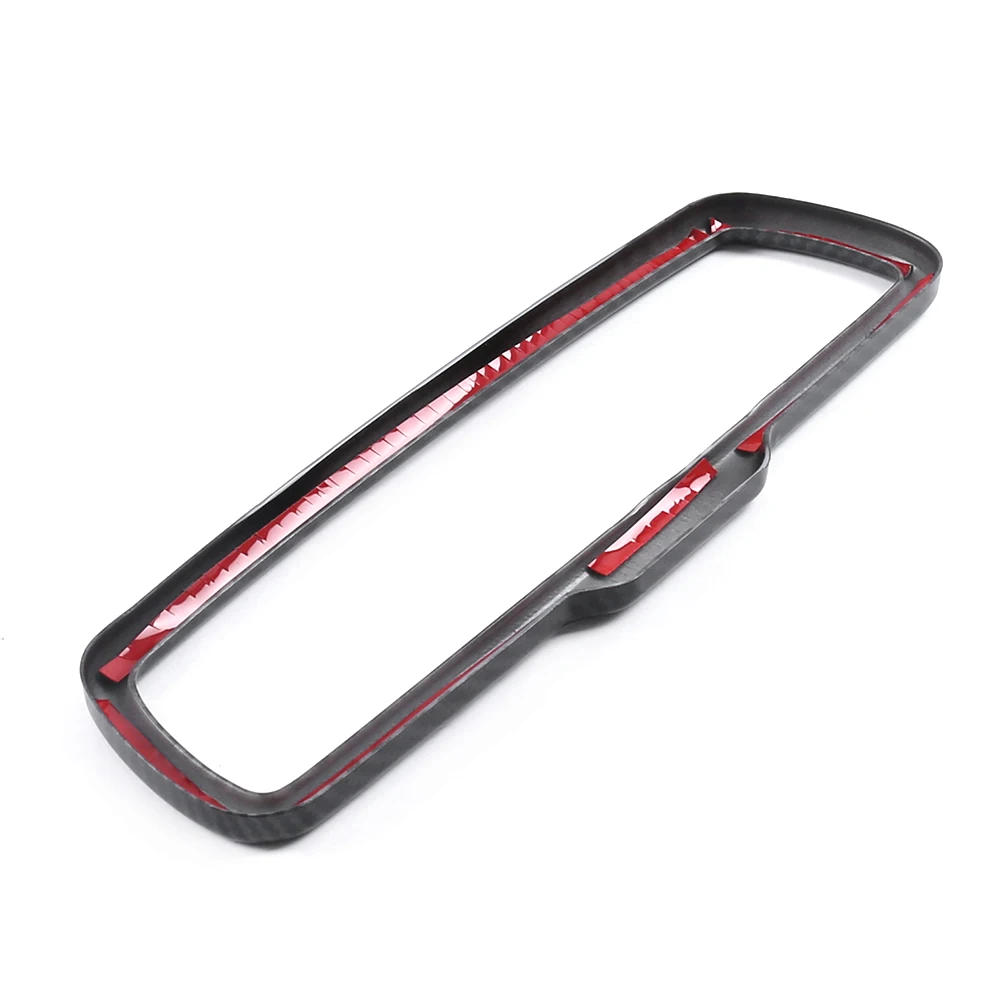 

CarManGo Auto Car Decoration Inner Rearview Mirror Frame Cover Trim Sticker Accessories for Jeep Grand Cherokee 2017-2020