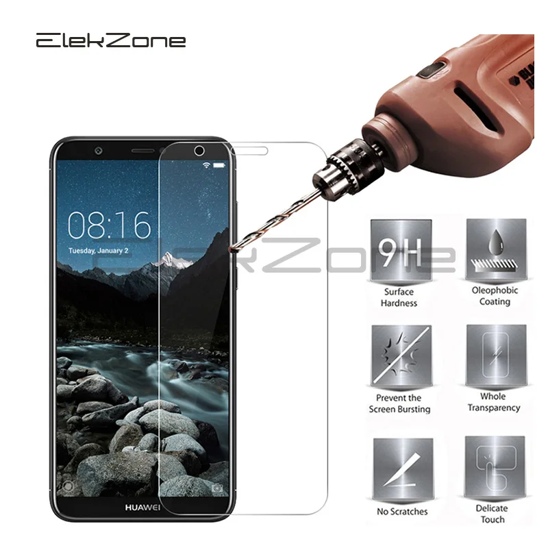 Защитная пленка из закаленного стекла для Huawei P Smart 2017 Y3 Y5 Y6 Nova 4 4E 3 3i 2PLUS 2i P30