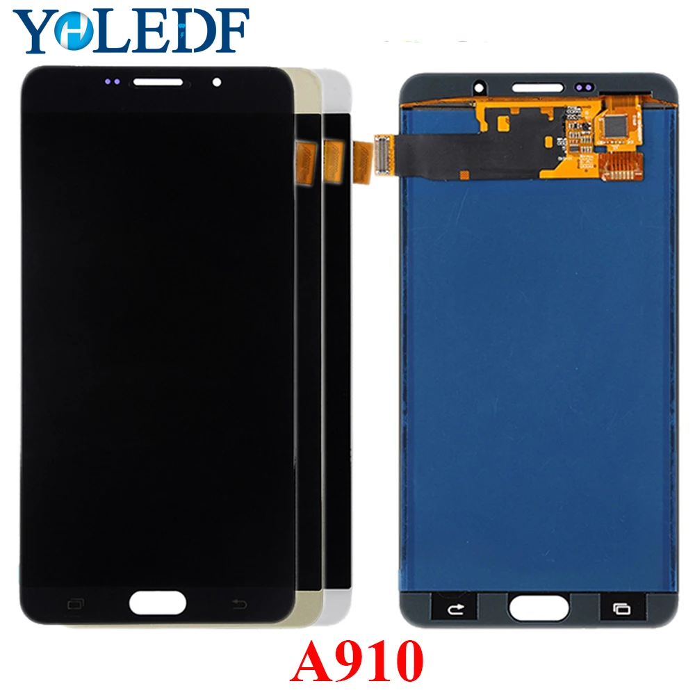 Для SAMSUNG GALAXY A9 Pro lcd 2016 A910 A9100 A910F дисплей сенсорный экран дигитайзер сборка