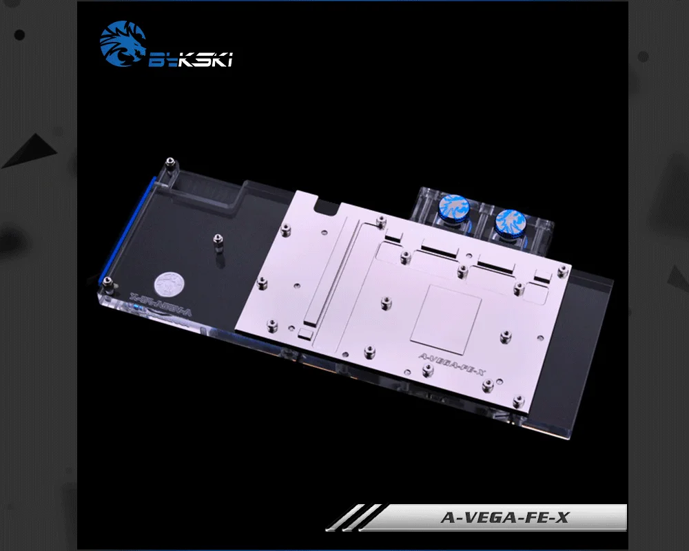Bykski A-VEGA-FE-X, полное покрытие видеокарты водяного охлаждения блок RGB/RBW, для основателя издание VEGA, сапфир/XFX/Dataland