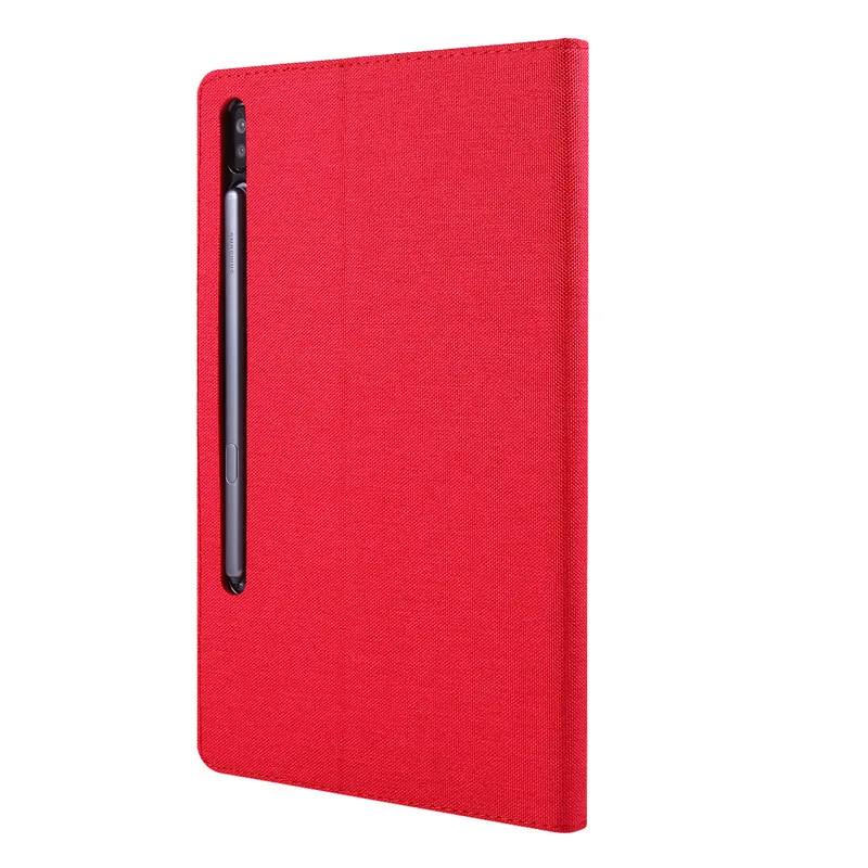 Тряпичный чехол для Sansung Galaxy Tab S6 10,5 SM-T860 SM-T865 10," Tablet Capa Funda чехол с картой Solts+ пленка+ ручка
