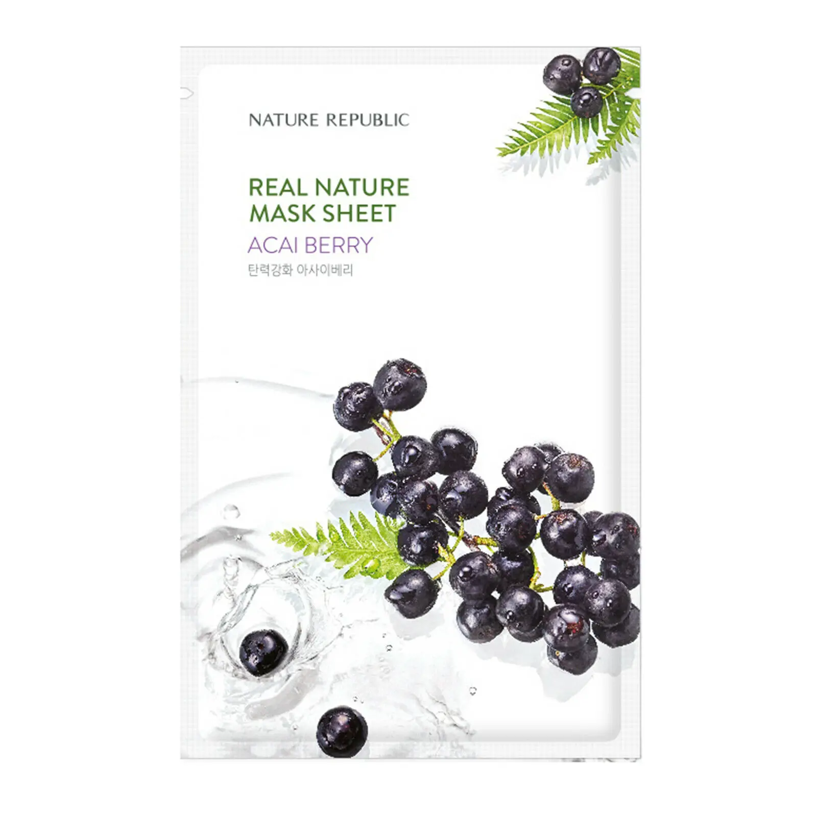 Nature Republic Real Тканевая маска 23 мл лечение акне для лица Уход за лицом Отбеливание