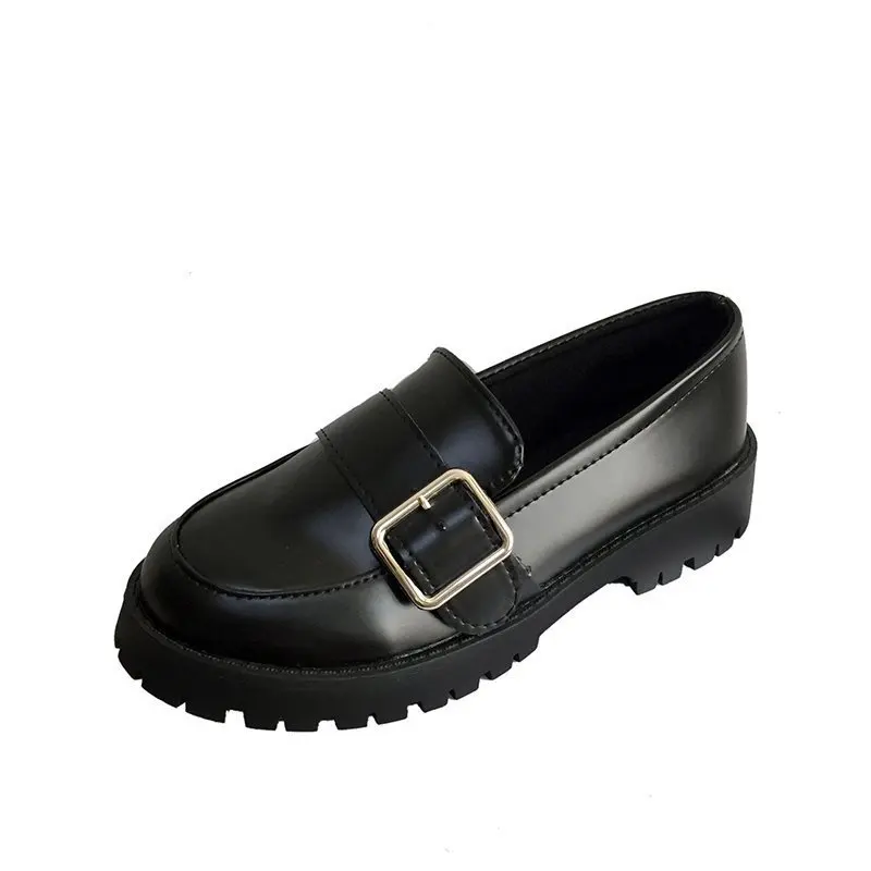 

Shoes Shallow Mouth Black Flats Female Footwear Round Toe 2021 Fashion Women's Autumn Casual Sneaker Dress Summer Modis Fall