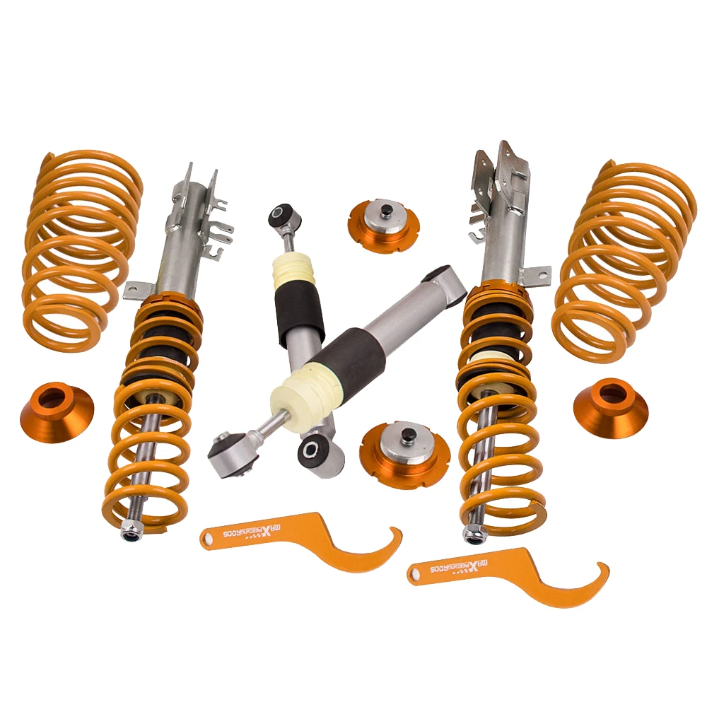 Coilover амортизатор пружинная стойка для Ford Ka II тип RU8 2008 Fiat Panda Mk3 500 1 4 Abarth 2012