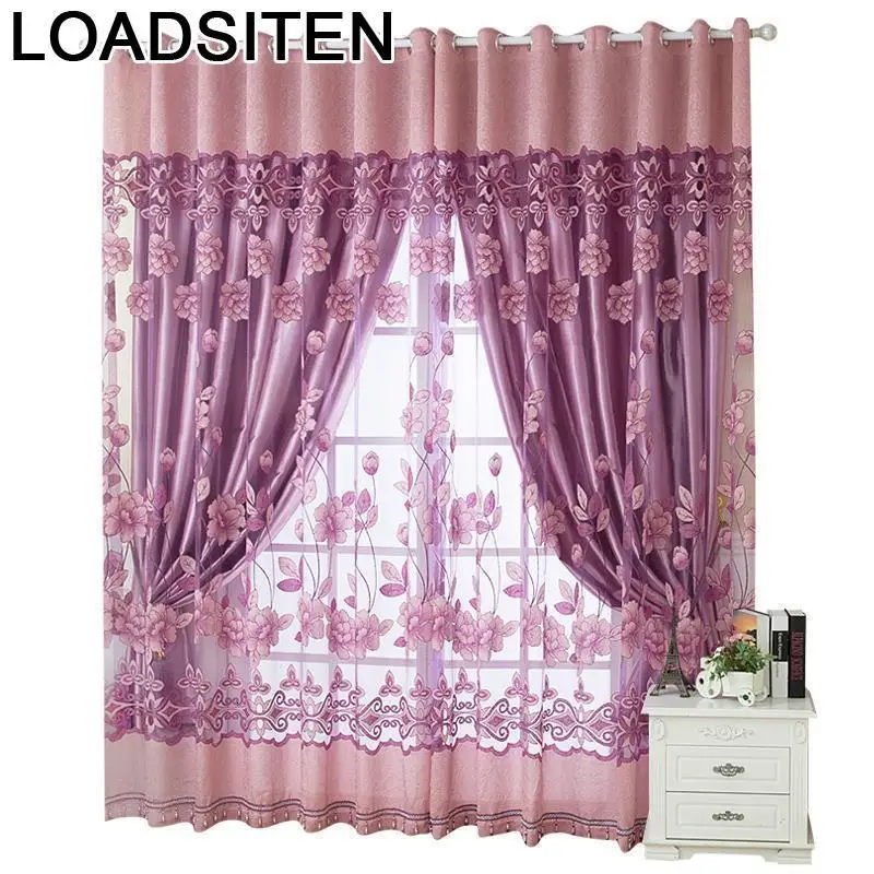 Tende Pour Le Salon European Cortinados дети Vorhang Gardinen спальня кухня Rideaux для гостиной Cortinas