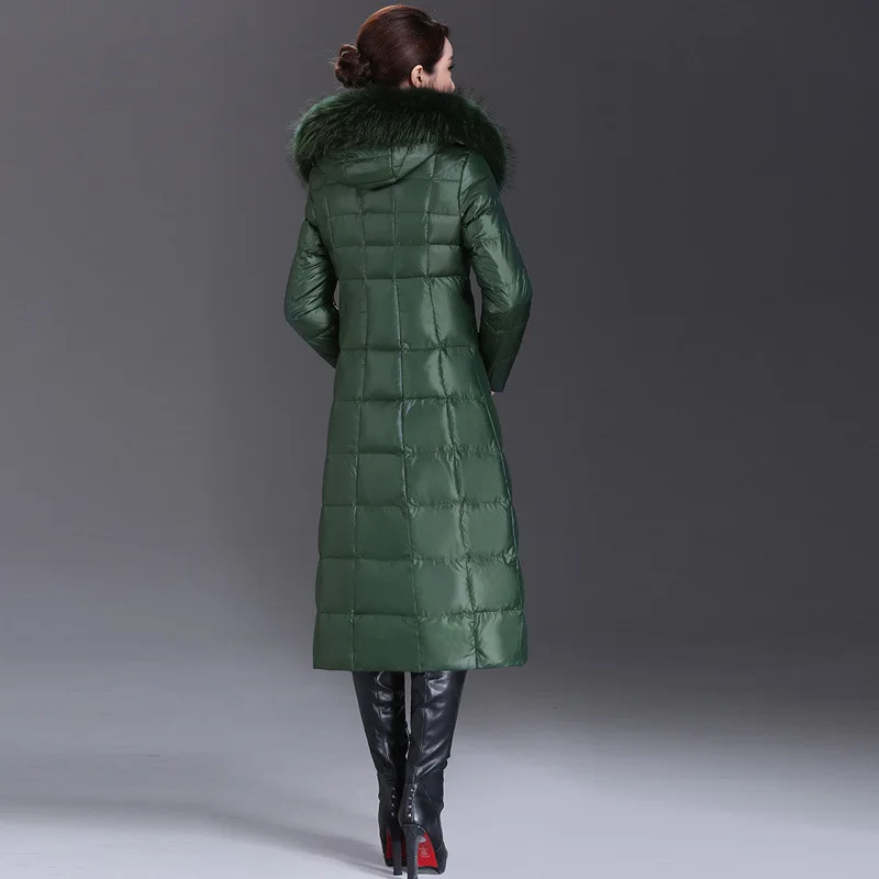Куртка на утином пуху Женское пальто Зимняя парка теплая одежда высокое качество