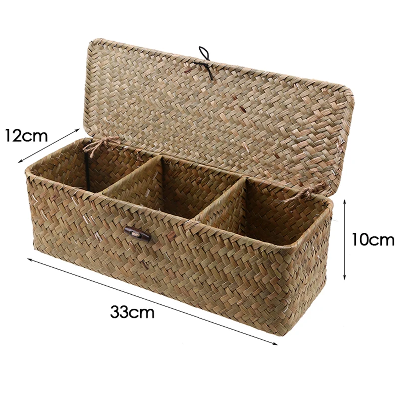 Горячая новинка 3 сетки корзины для хранения с крышкой Винтажные Ювелирные