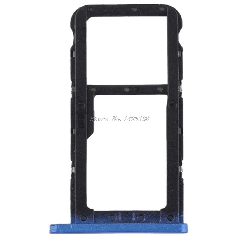 

SIM Micro Secure Digital Memory Card Tray Double Slot Holder Carrier Adapter Replacement Metal for Huawei P20 Lite Nova Whosale