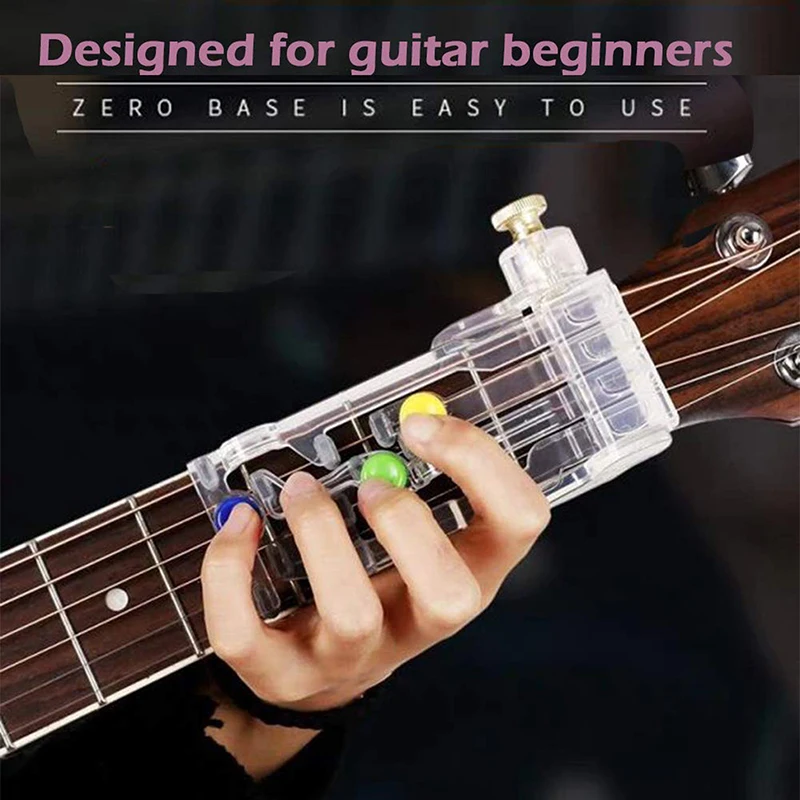 

Acoustic Guitar Chord Buddy Teaching Aid Guitar Tool Guitar Learning System Teaching Aid Accessories for Guitar Learning