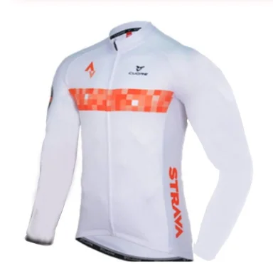 Long jersey 1 STRAVA осень с длинным рукавом Велоспорт Джерси костюм ropa ciclismo велосипедный костюм горный велосипед Джерси форма 20D - Цвет: Long jersey 1