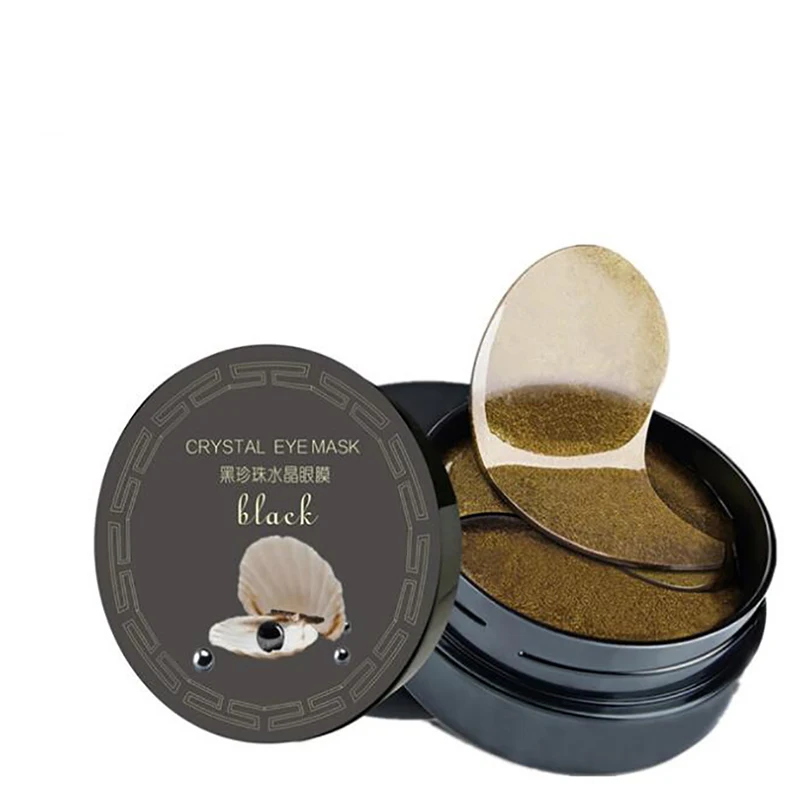 

60pcs Patch for Eye Black Pearl Golden Collagen Eye Mask Wrinkle Eyes Bags Remover Dark Circles Gel Bubble Mask Skincare