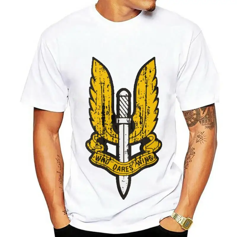 

Футболка SAS WHO DARES WINS ARMY специальный воздушный сервис военный Топ подарок футболка