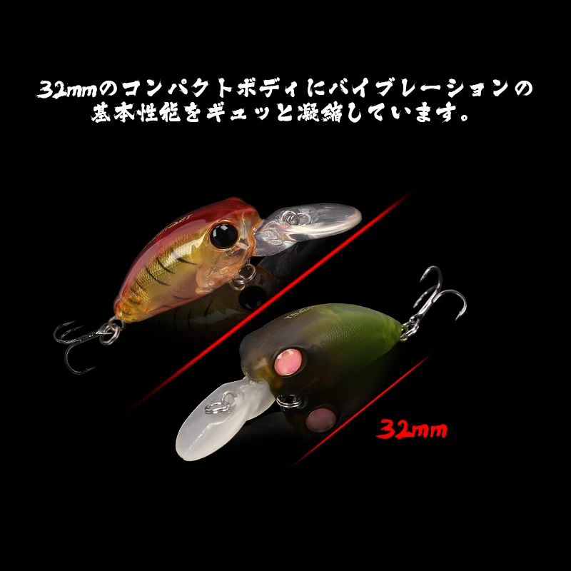 TSURINOYA DW40 Crankbait 32mm 2.7g Floating 1.8m 3D Eyes 12 Colors VMC Hook Iscaartificial Para Pesca Fishing Wobber Lure Bait | Спорт и