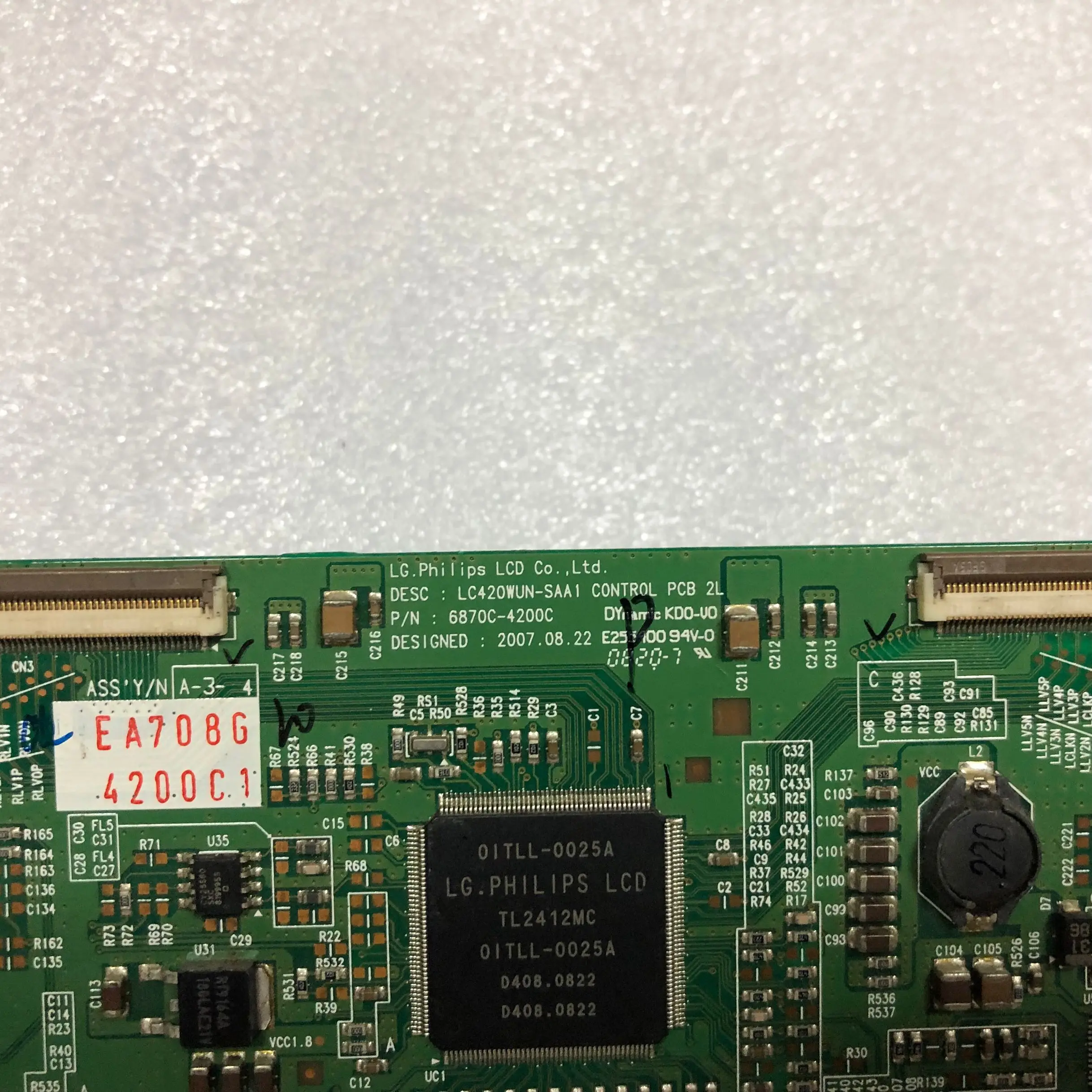 Бесплатная доставка оригинальный 100% тест для LG 42XV500C 6870C-4200C экран LC420WUN-SAA1 LC470WUN