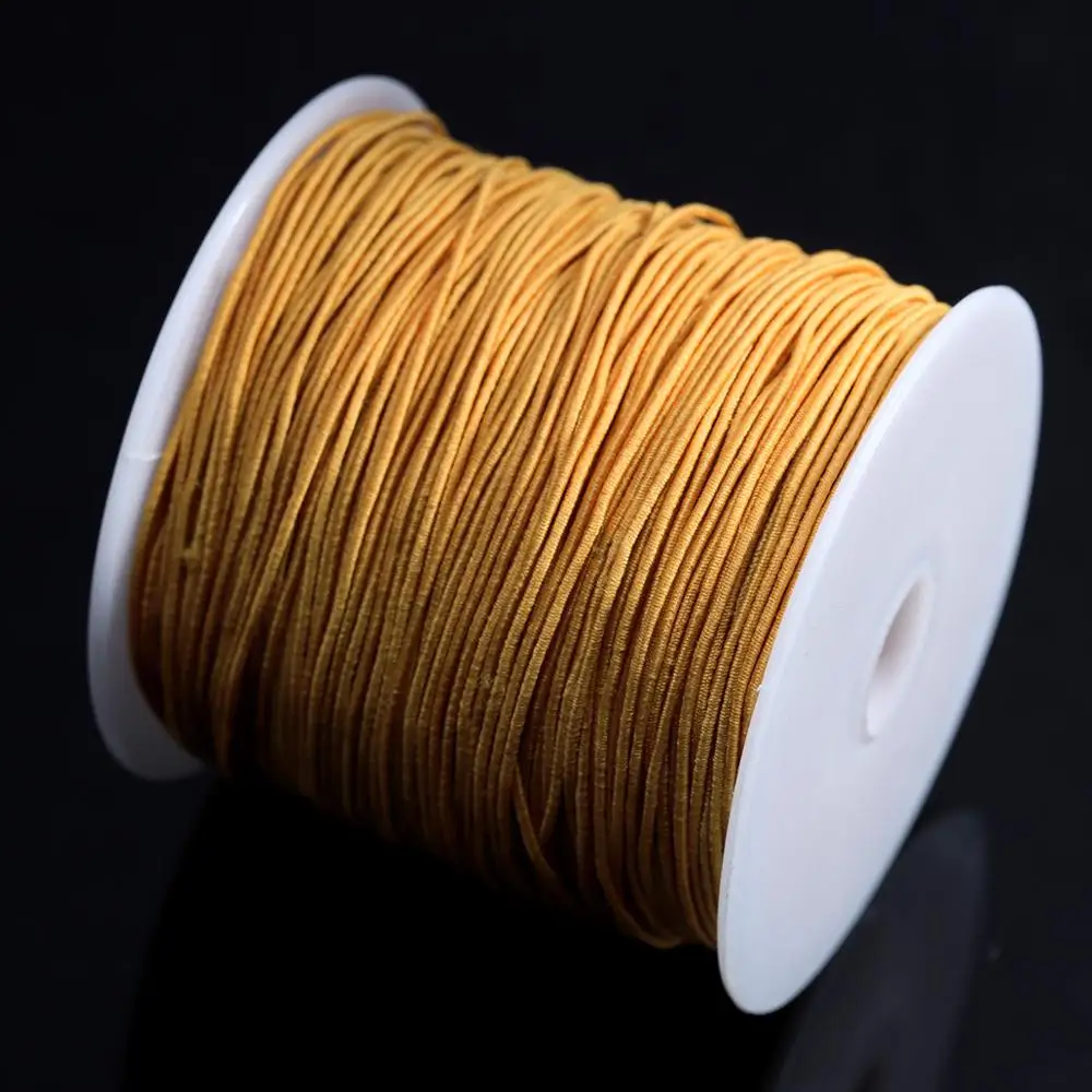 

7m/bag 1mm Round Elastic Cord Beading Stretch Thread/String/Rope for Necklace Bracelet Jewelry Making Supply