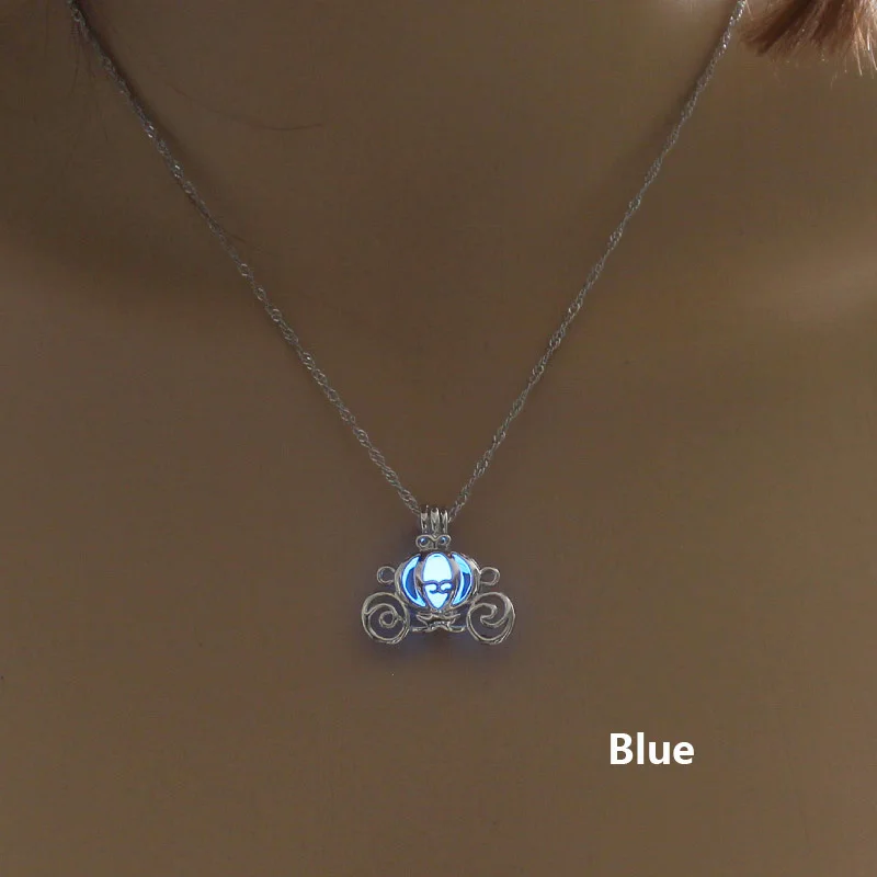 Светящееся ожерелье с подвеской в виде тыквы для женщин девочек детей светящееся