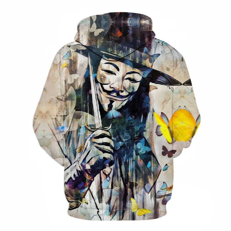 Женская маска для курения толстовки с капюшоном мужская одежда 3D принтом 2021