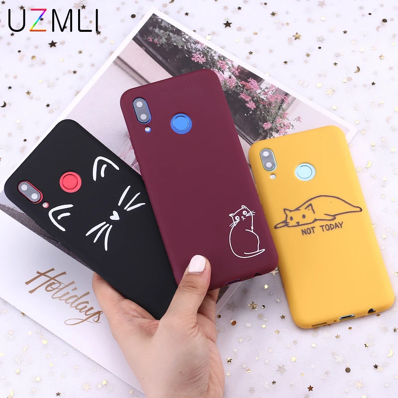 Чехол накладка из мягкого ТПУ для Huawei Honor Mate 20 10 P40 P30 P20 Pro Lite P Smart 2019 8x Cat kittens Memes