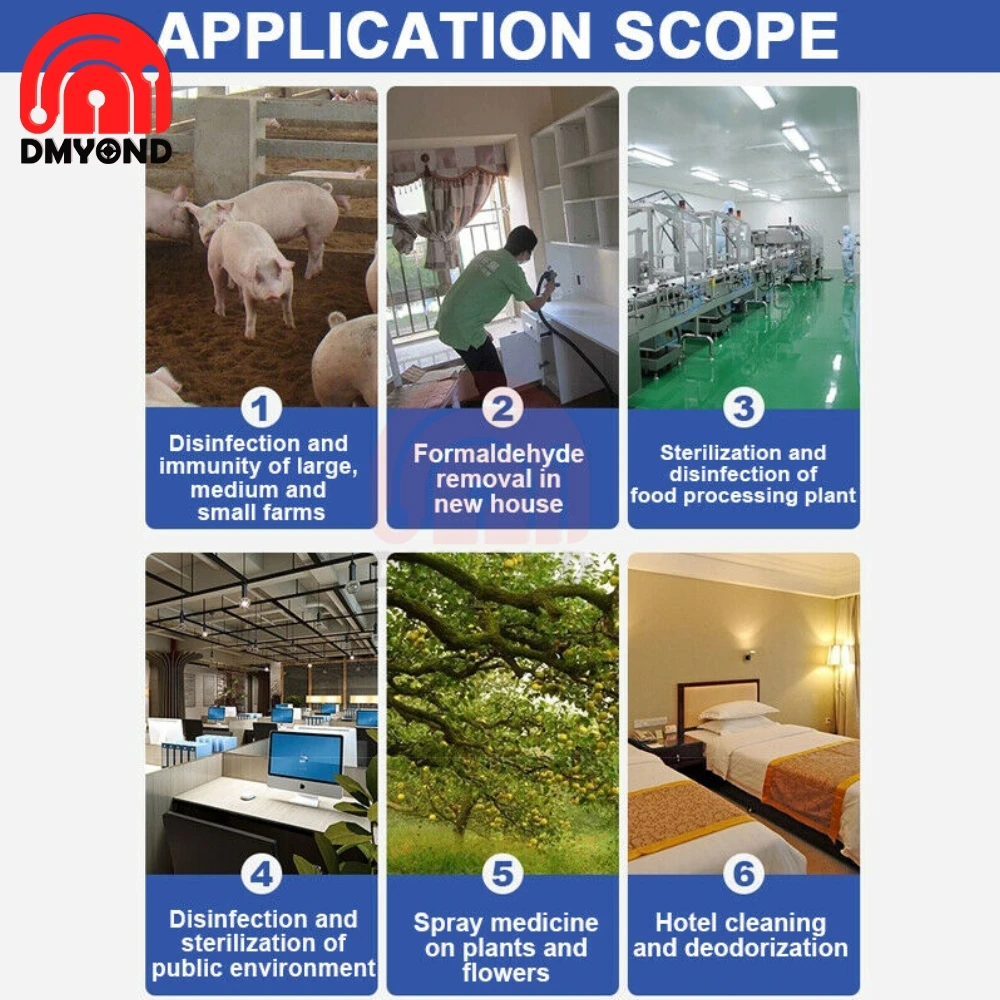 

220V 20L Electric ULV Cold Fogger Sprayer Machine Fogging Garden Machine Mosquito Killer Farming Fight Drug Disinfection Sprayer